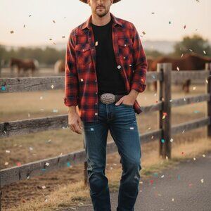 ROPER  MENS FLANNEL JACKET  SIZE XL (2)